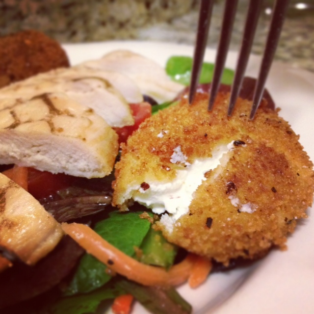 the daily deelight Goat Cheese Fritters