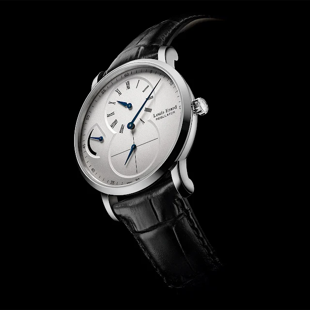 Louis Erard Excellence Régulateur Réserve de Marche Watch silver dial