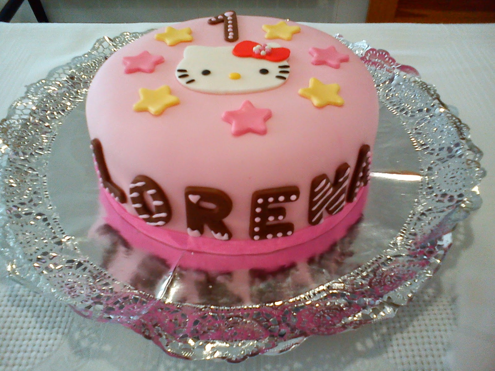 AL RICO PASTEL DE CAROLINA ARAGÓ TARTA HELLO KITTY LORENA