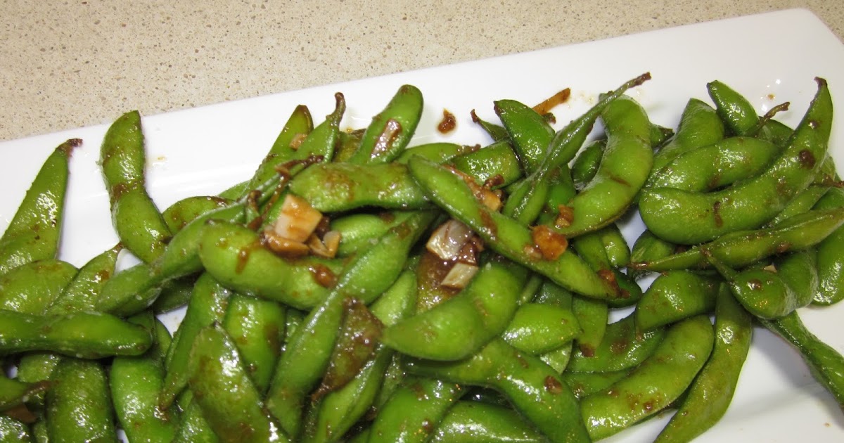 Delish! Roasted Garlic Edamame
