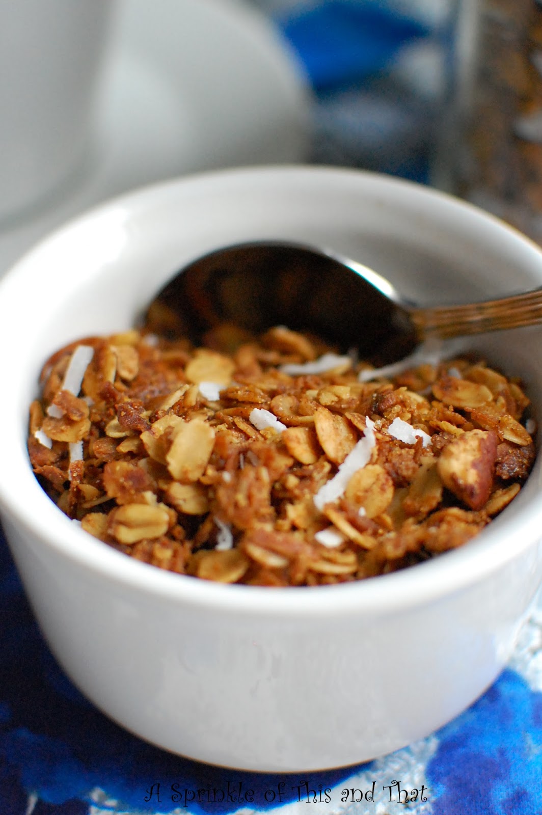 A Sprinkle of This and That Coconut Pecan Granola