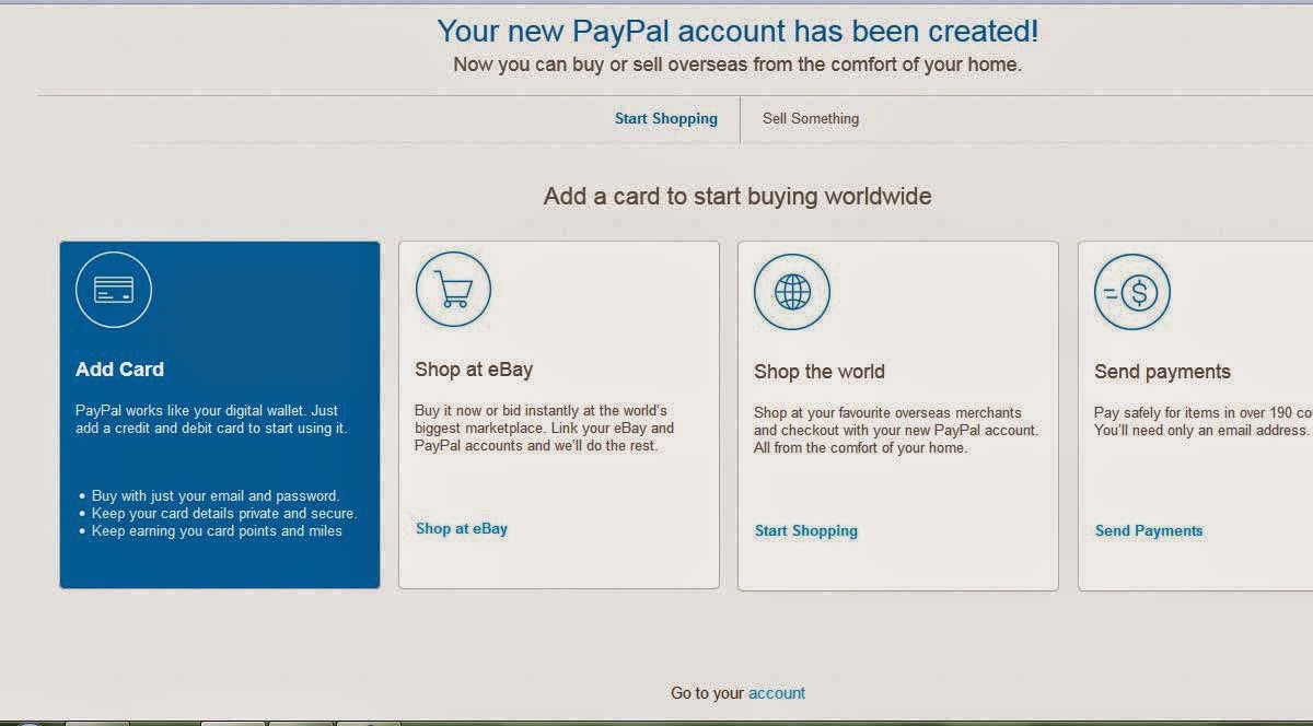 paypal personal account sign up