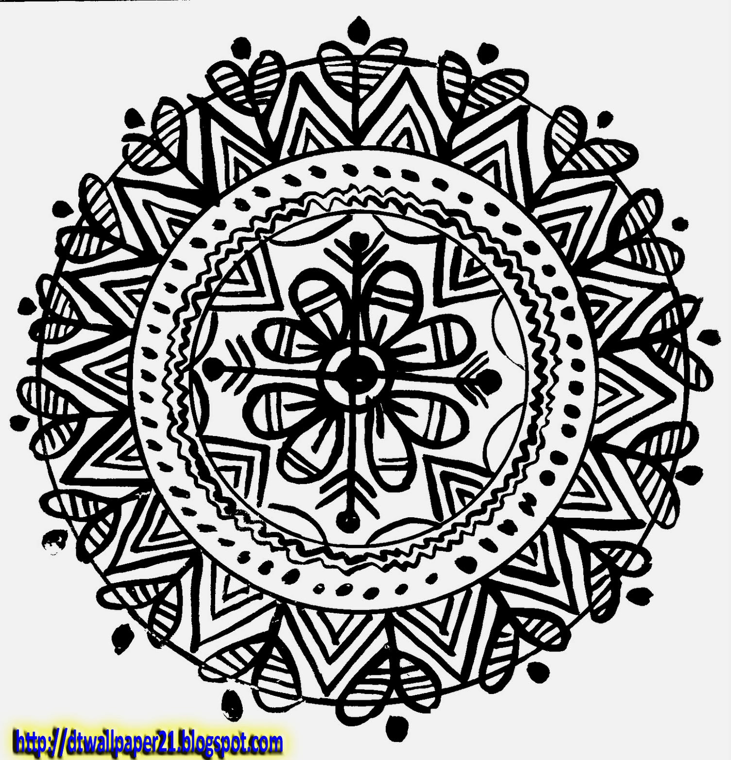 Desktop Wallpaper || Background Screensavers: Black And White Naksha O