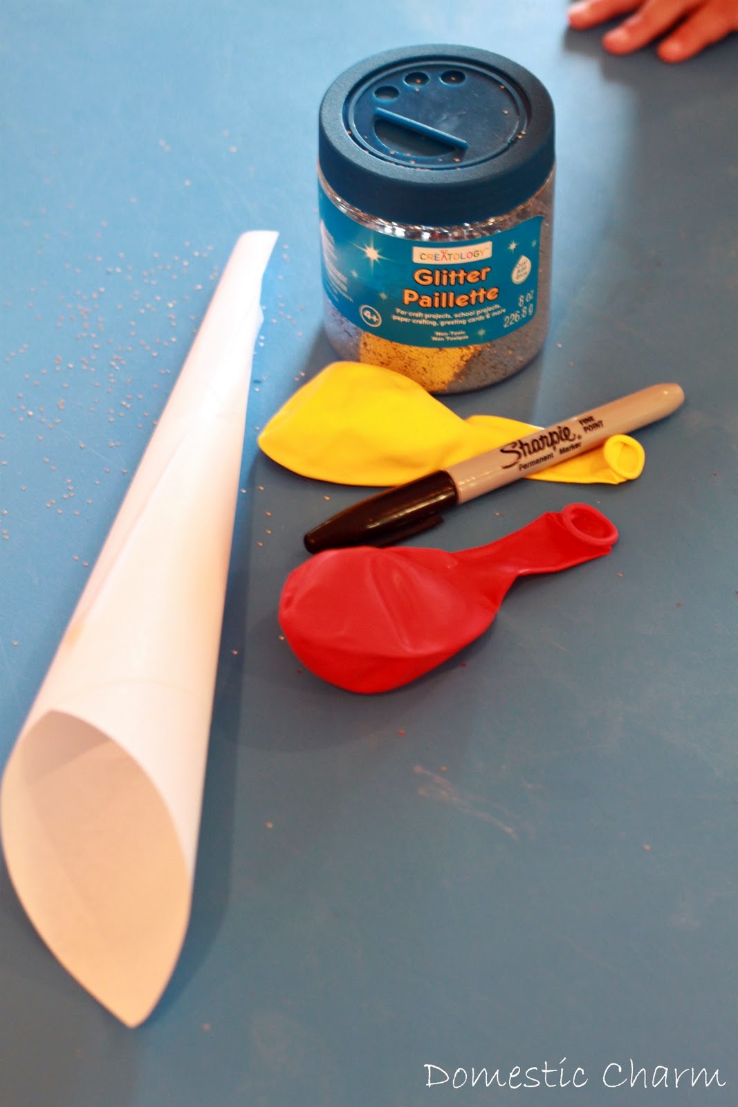 Domestic Charm Glitter Balloons