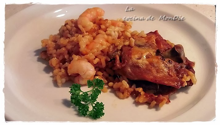 Arroz Con Pollo Y Gambas
