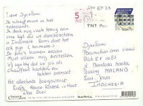 Letter From Hennie Koster