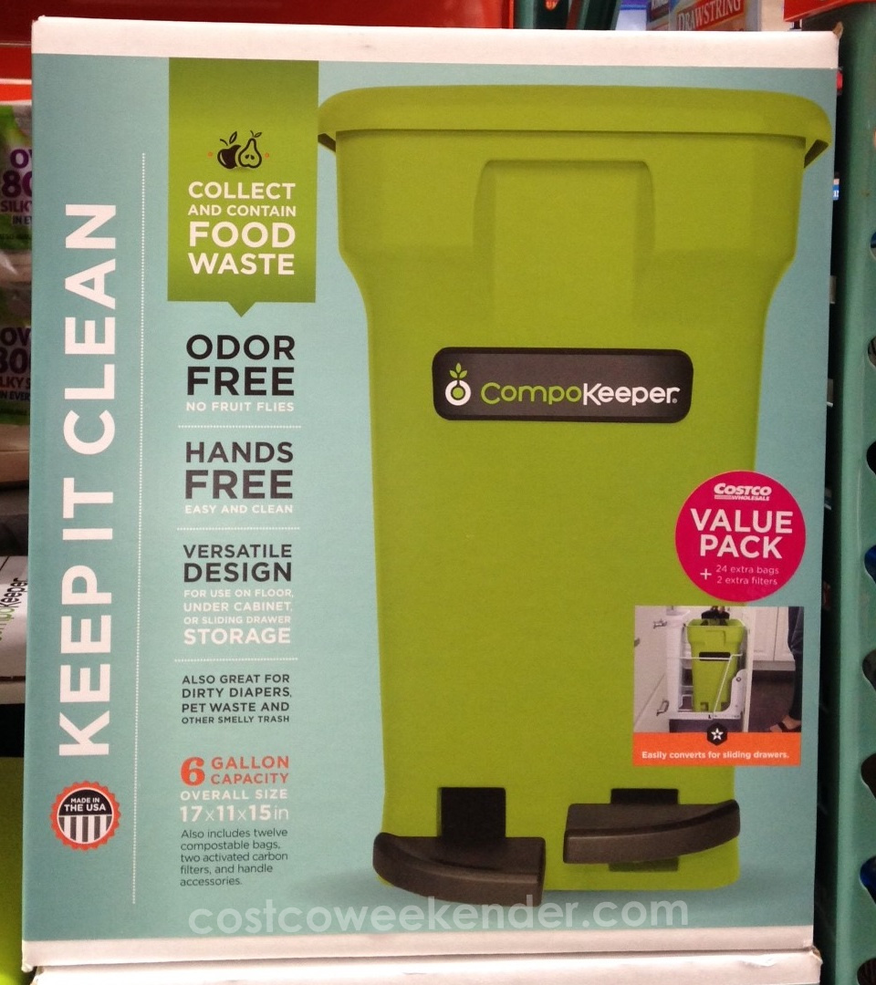 Keep In Clean CompoKeeper Food Waste Bin Costco Weekender