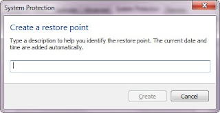 tip windows: การสร้างจุด Restore Point ใน Windows 7 tip windows: การสร้างจุด Restore Point ใน Windows 7