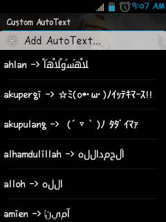Cara Menggunakan AutoText dan Font BB Android