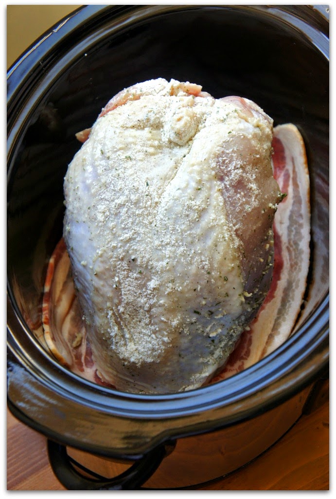 Bacon Ranch Turkey Breast Recipe (Slow Cooker)