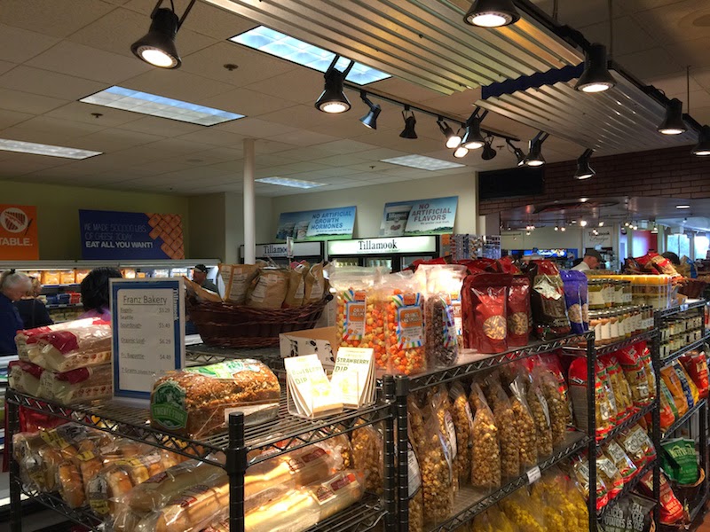 Checking Out the Cheese at the Tillamook Cheese Factory