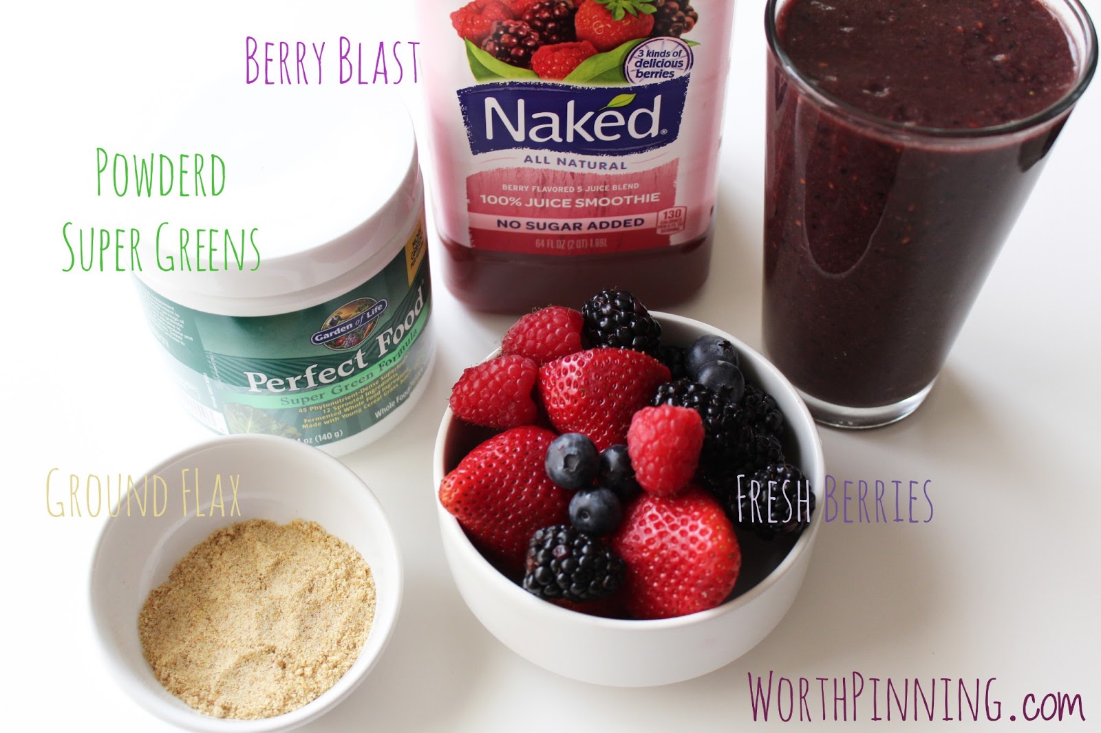 Worth Pinning Berry Blast Smoothie