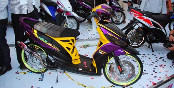 Top modifikasi mio ring 14 Top modifikasi mio ring 14