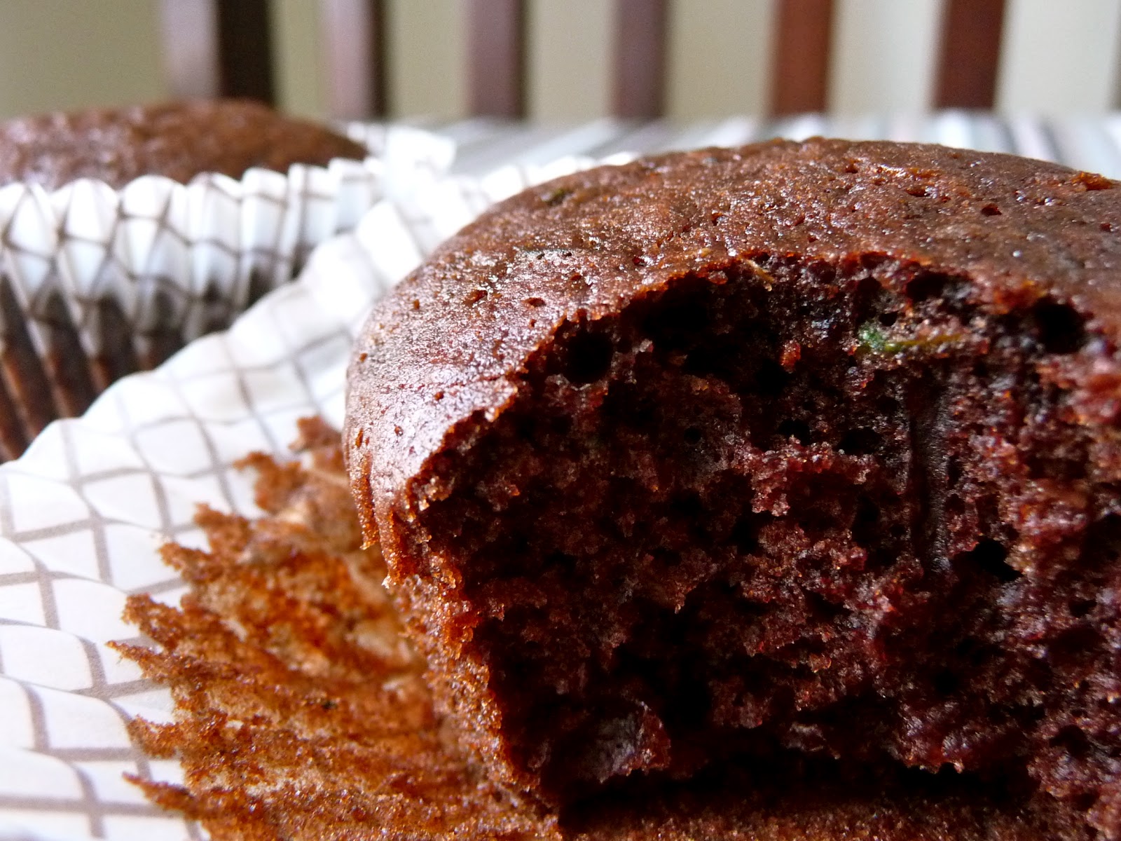 Epicurean Mommy Chocolate Zucchini Cupcake