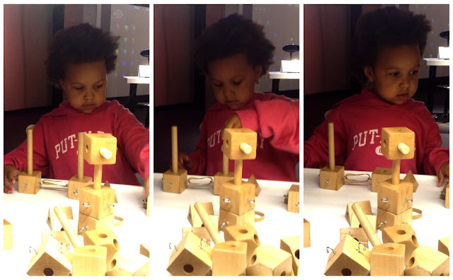 Wooden puzzle fun at Great Lakes Science Center this Summer #thisiscle | @mryjhnsn 
