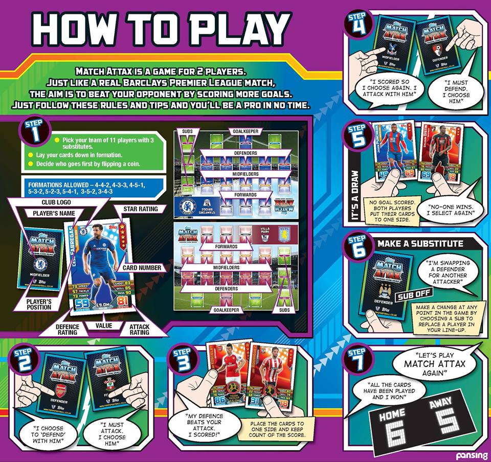 The Purple One Collectibles Singapore How To Play Match Attax