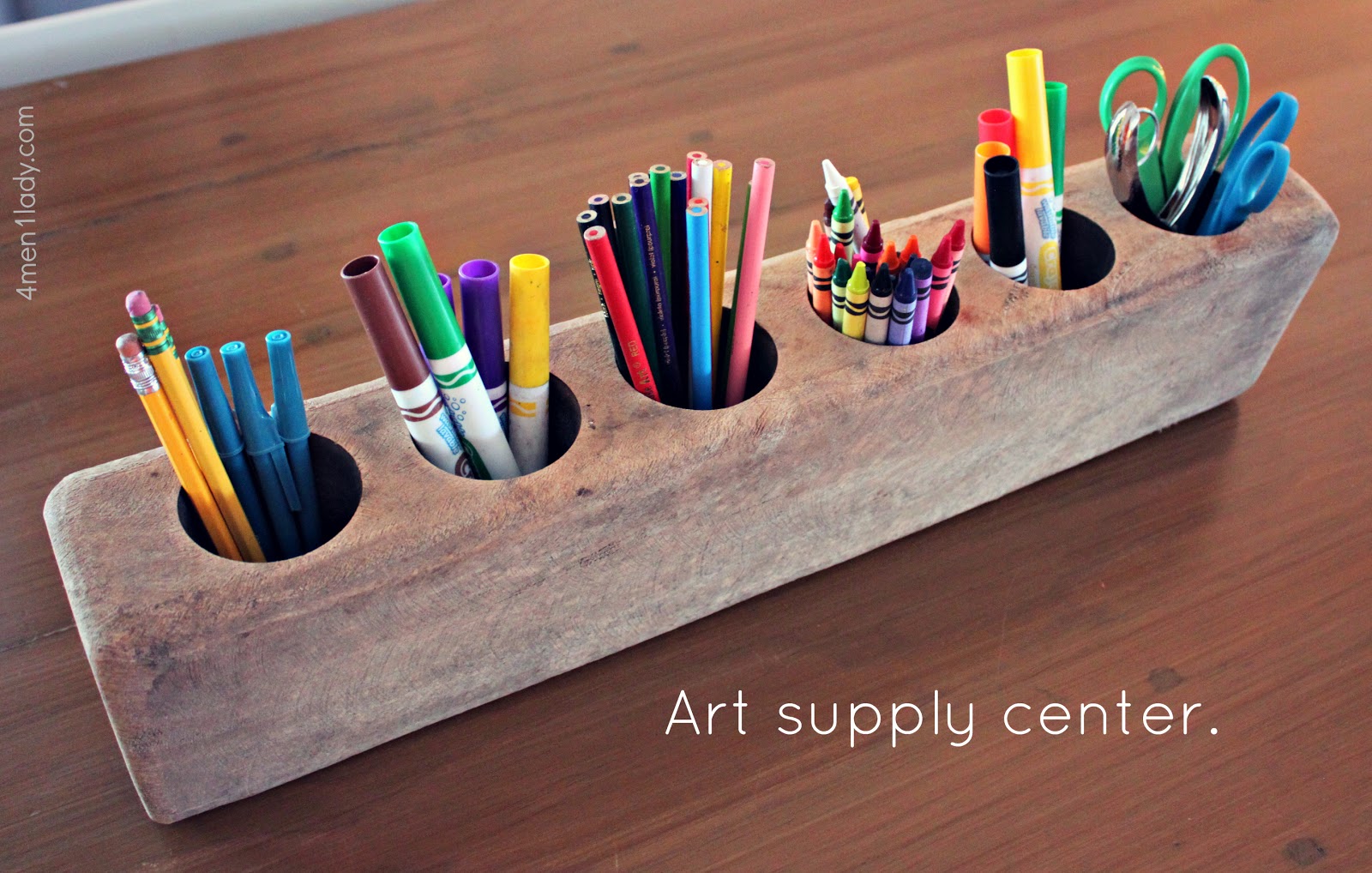 treasure hunting tuesday art supply holder