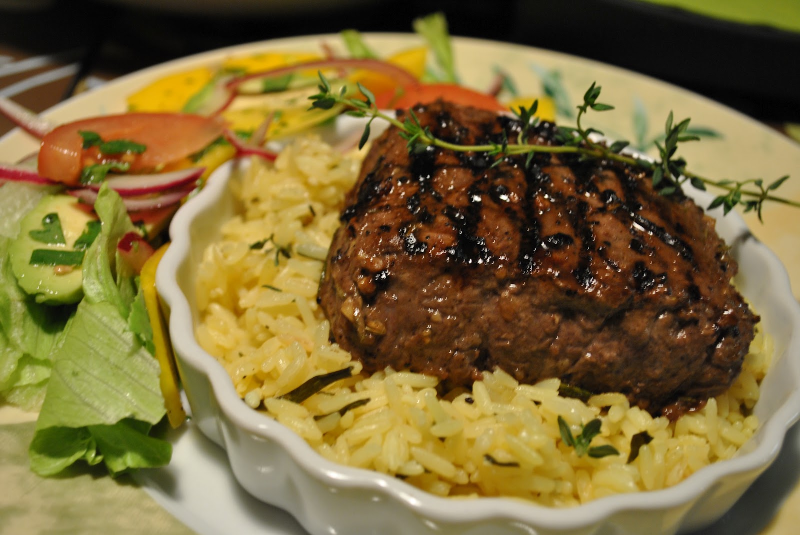 Délices et Confession Partage de Recettes et Découvertes Steak de boeuf au romarin