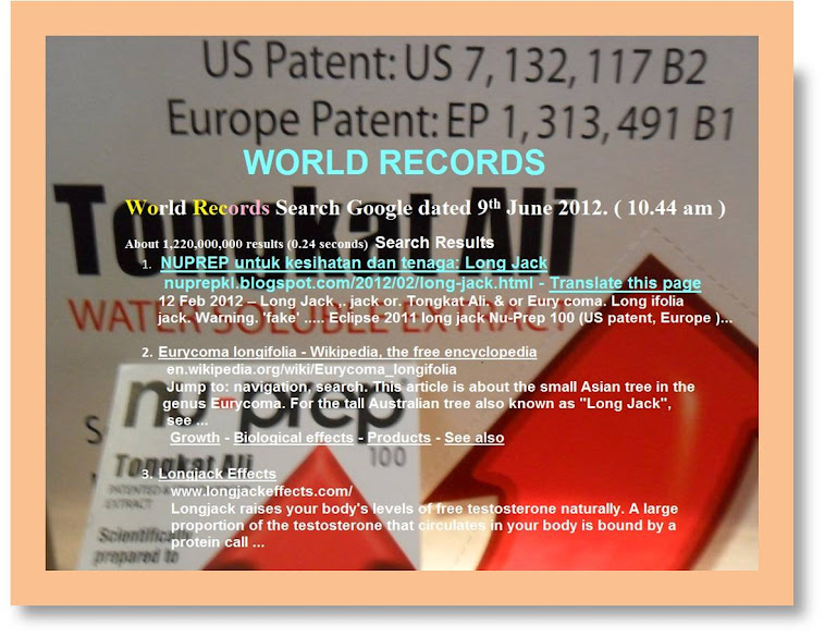 World Records Google Search About 1.22 billion 0.24 seconds June 9,2012  long jack US,EUpatent