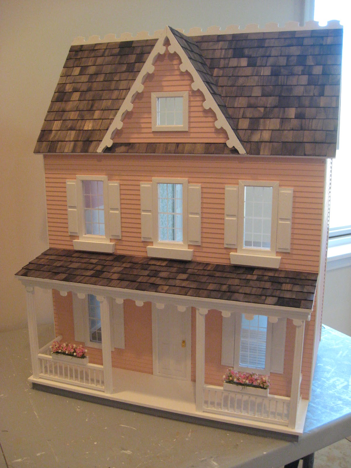 Little Darlings Dollhouses Building the Vermont Farmhouse Dollhouse