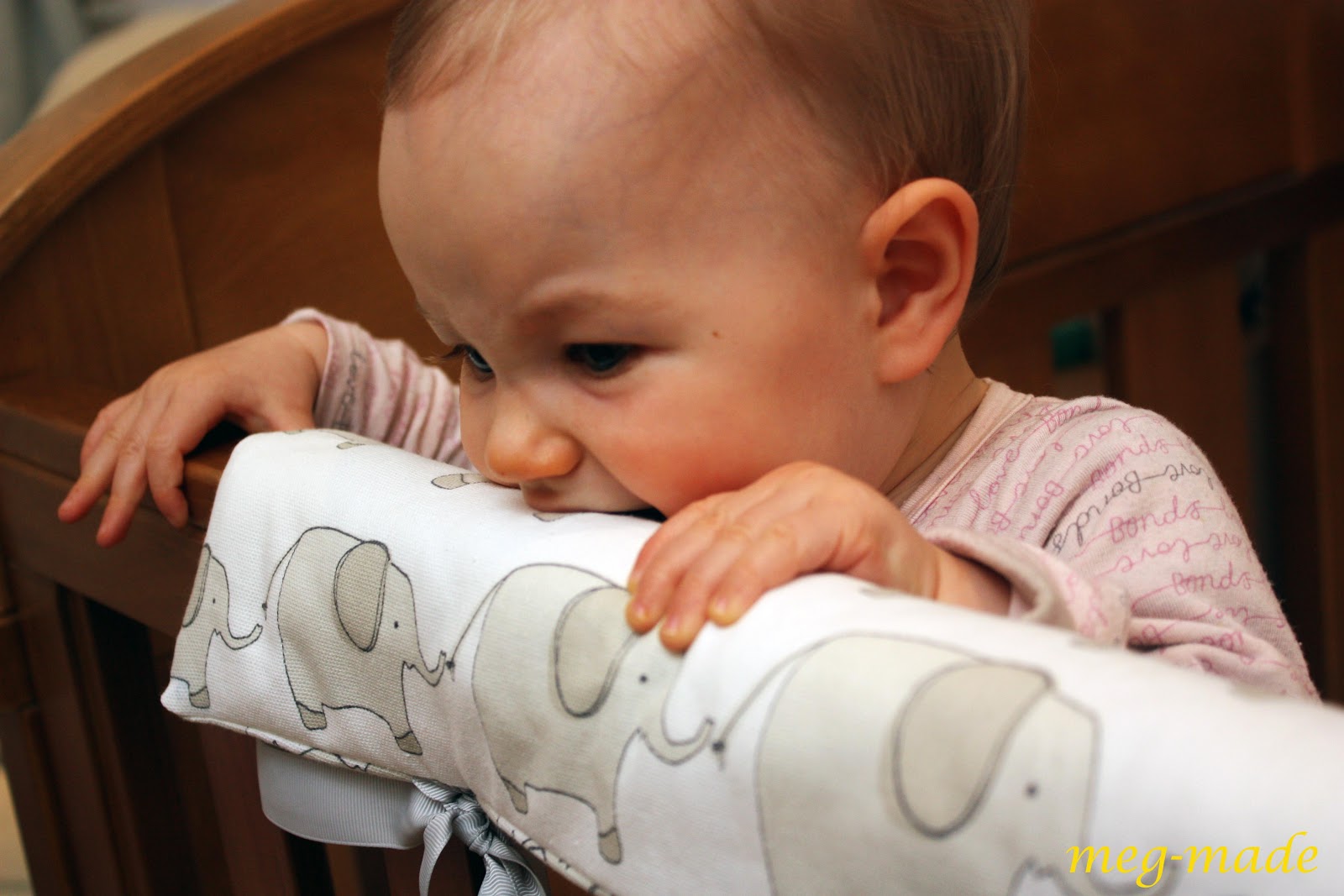 megmade Cot railing(teething) guard