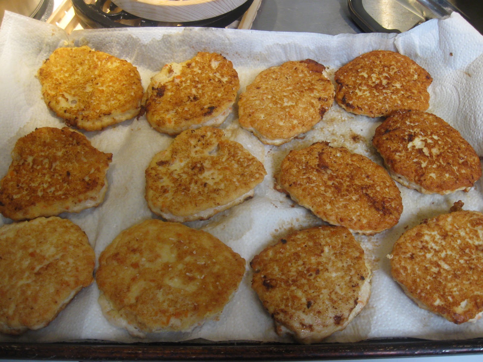 making chicken patties making chicken patties