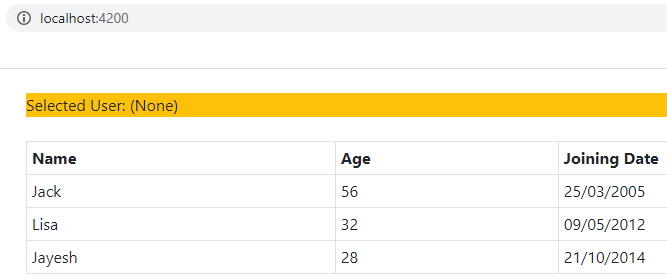 Angular even binding example