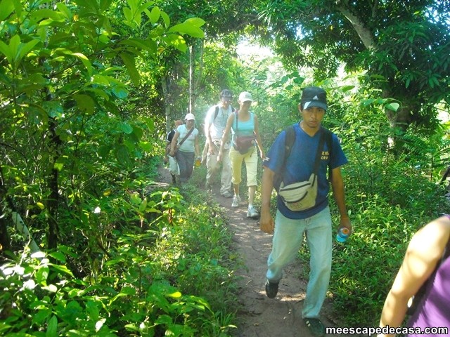 Caminata a las cascadas del Shilcayo, Perú (Checa, Paquita, Maju, Abel y Juanito)