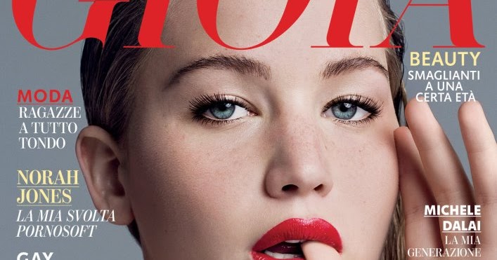 Jennifer Lawrence Fansite: Jennifer on the cover of Gioia Magazine