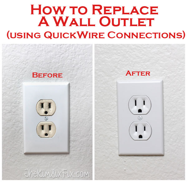 How do you replace a wall socket?