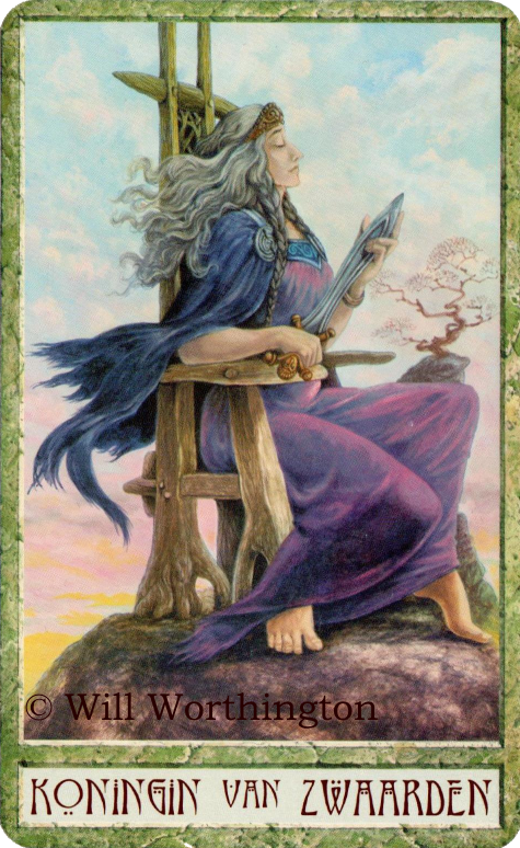 Druidcraft Tarot Queen of Swords Will Worthington Druidcraft Tarot Queen of Swords Will Worthington