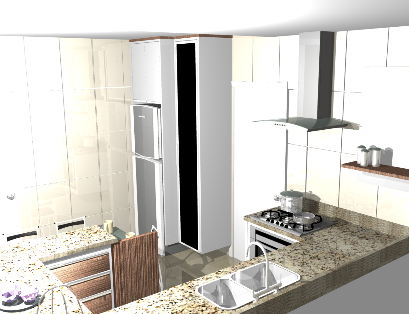 #6E408B para cozinhas cozinhas planejadas dellano dellano cozinhas planejadas 1300x1000 px Projetos Cozinhas Dellano #67 imagens