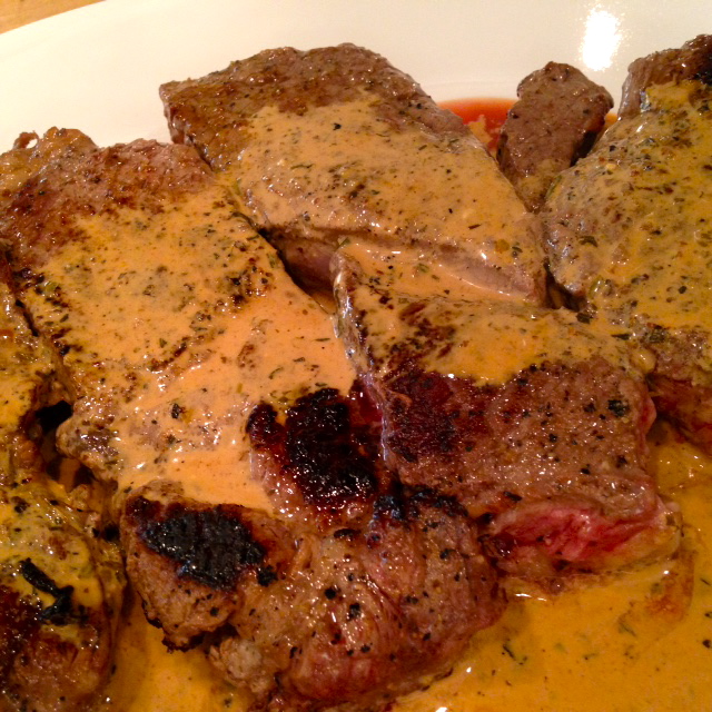 Rita's Recipes Steak with Dijon Cream Pan Sauce