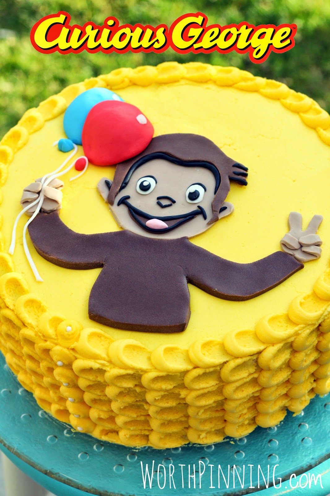 Curious George Template Cake Curious George Template Cake