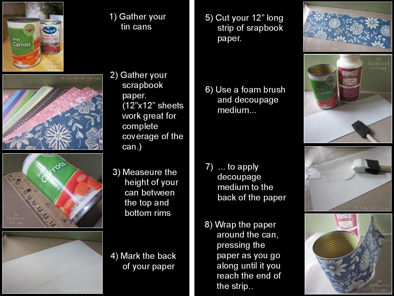 An Enchanted Cottage DIY Lint Roller Holder...