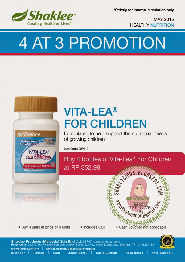 promo shaklee may