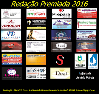 Redação Premiada, um projeto socioambiental.