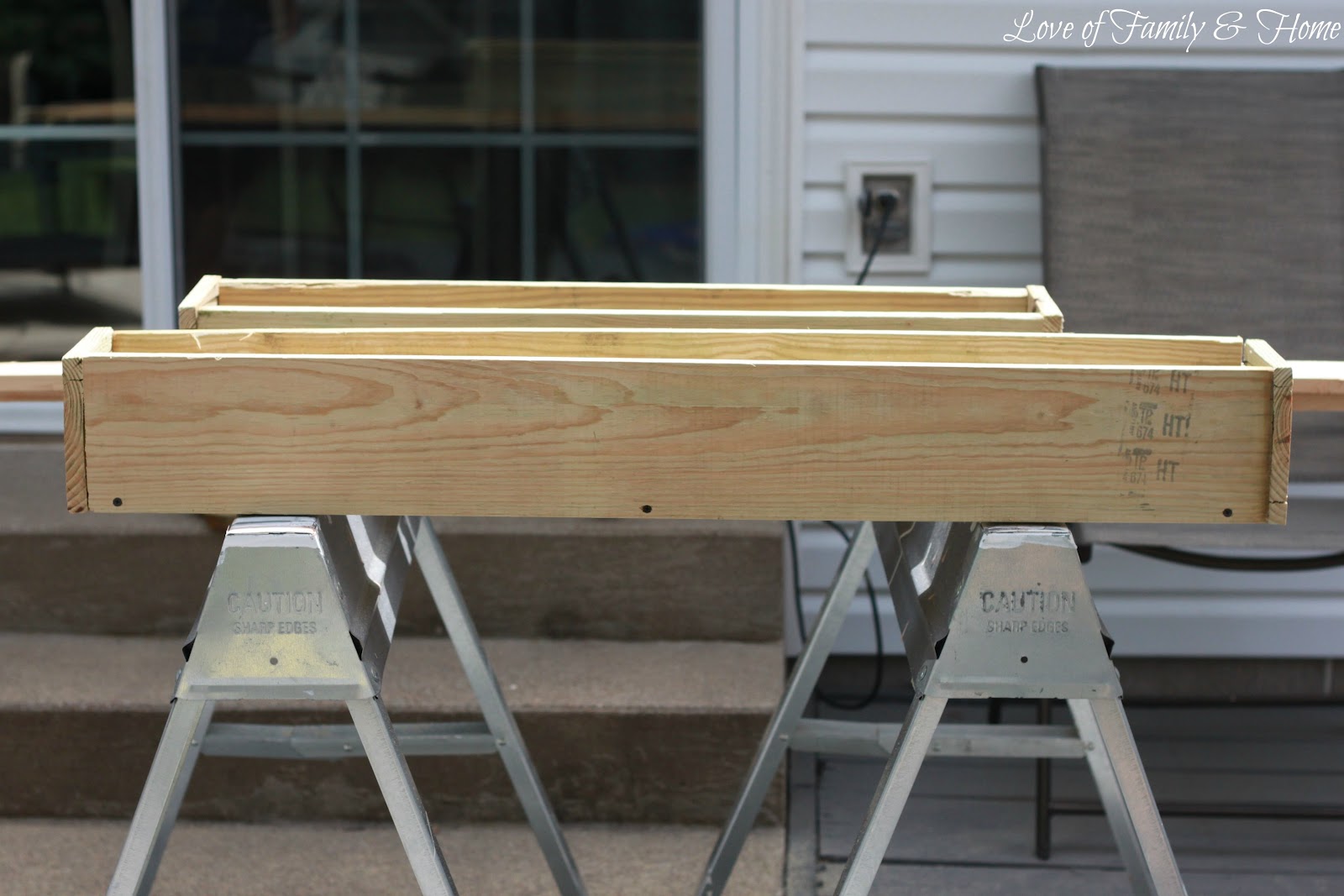 Easy & Inexpensive DIY Window Boxes... Love of Family & Home