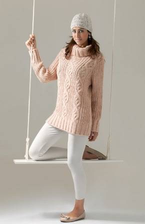 sobre legging de inverno em trico