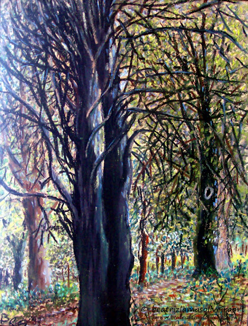 Pinturas de paisagens árvores 