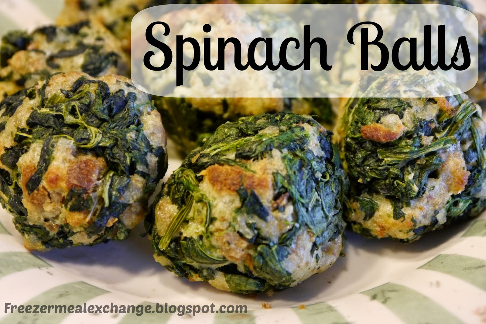 Freezer Meal Exchange Club Spinach Balls