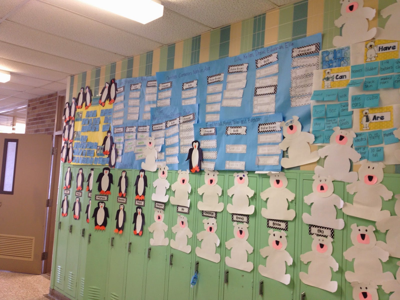 Compare and Contrast Polar Bears and Penguins - First Grade Roars!