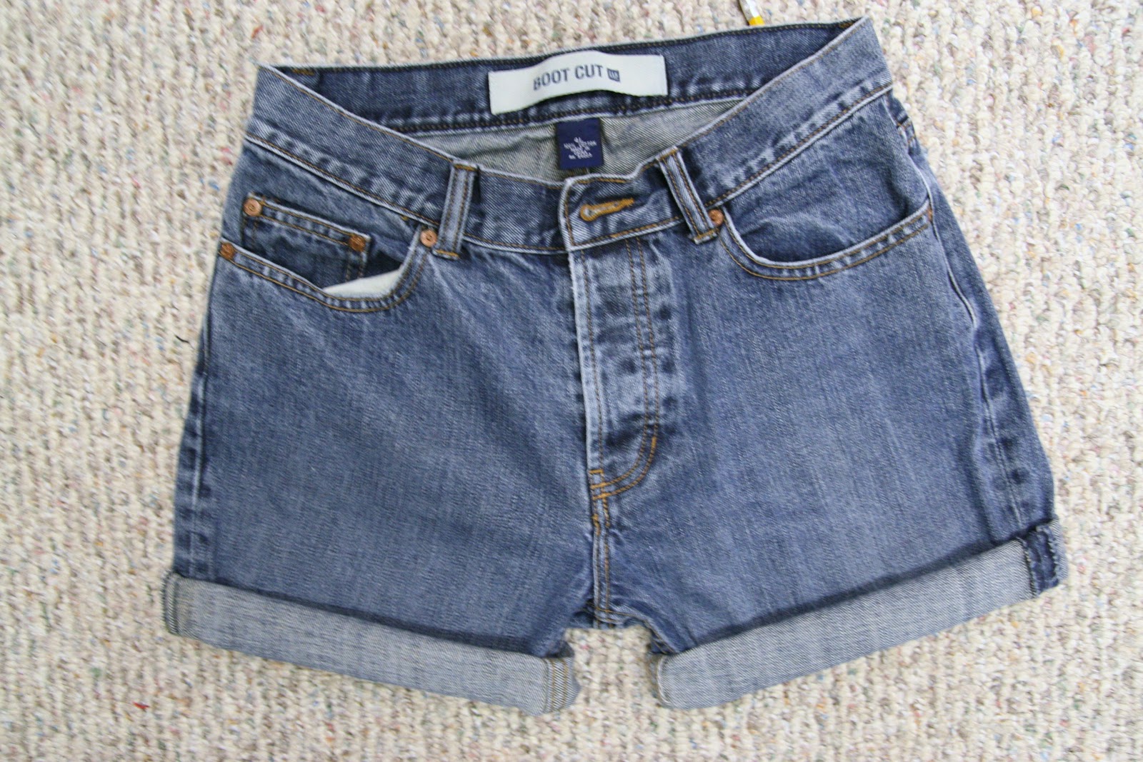 Thrift and Shout How to Make Your Own Jorts (Jean Shorts)