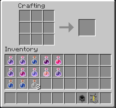 Hacer pociones en Minecraft 1.0.0 Hacer pociones en Minecraft 1.0.0