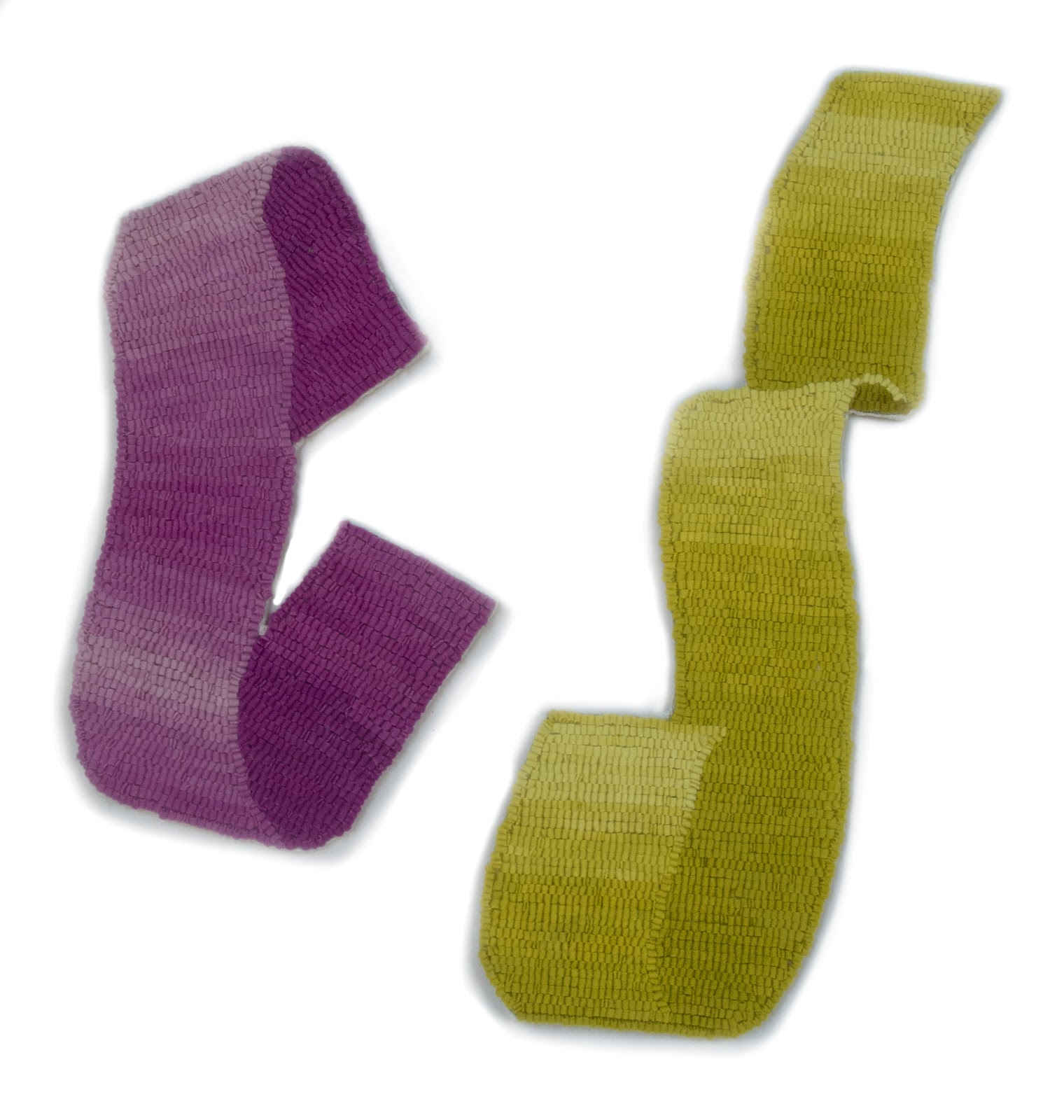 Studio and Garden Two New Textiles "Cherry Ribbon" & "Chartreuse Ribbon"