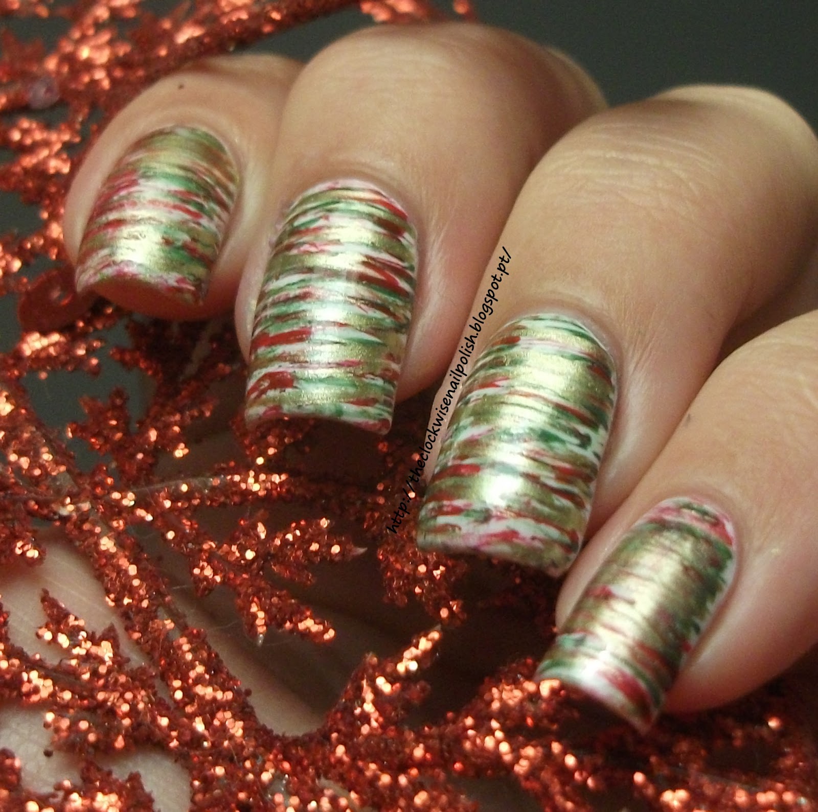 The Clockwise Nail Polish Striping Manicure & Tutorial & Born Pretty