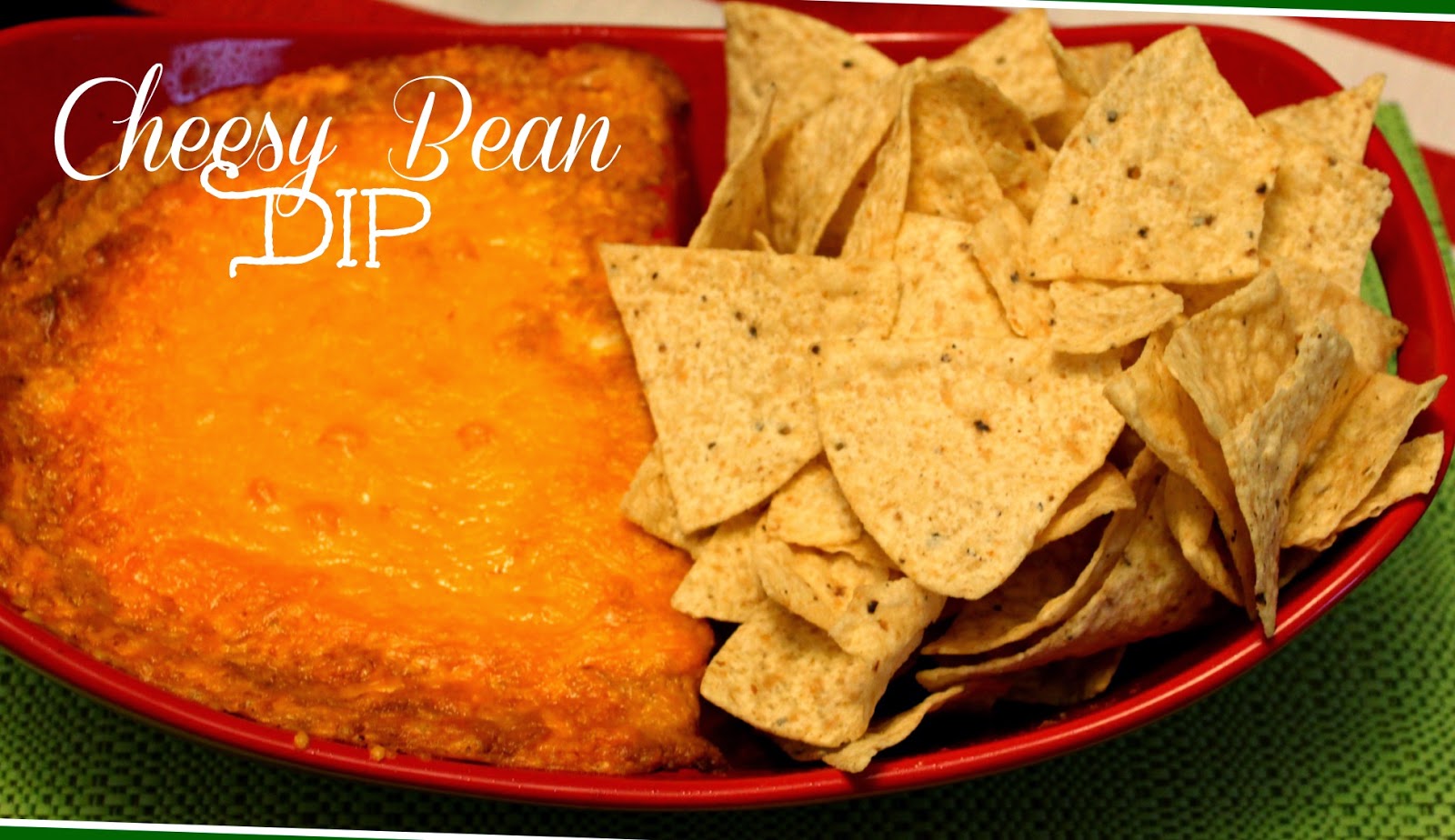 Sweet Tea and Cornbread Cheesy Bean Dip!