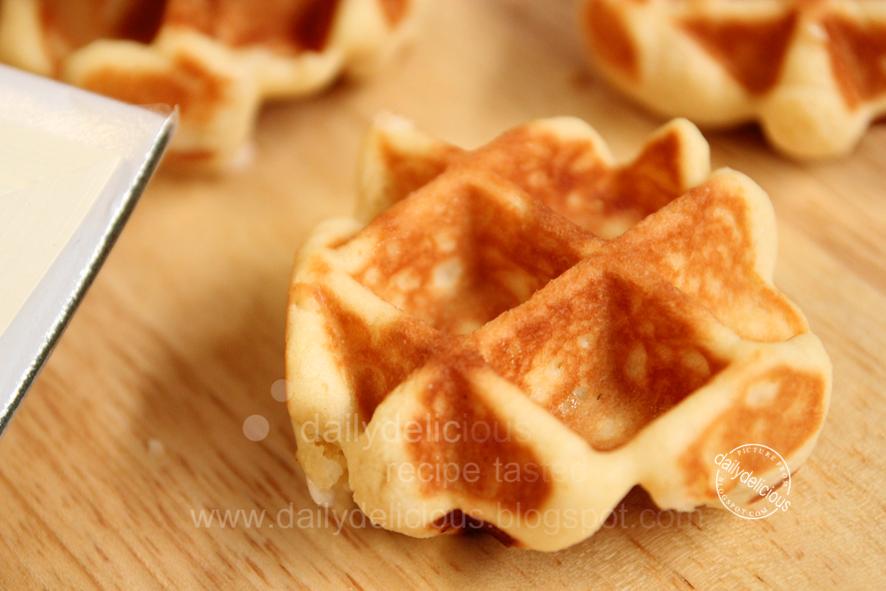dailydelicious Easy Belgium waffle No need to knead, and you still