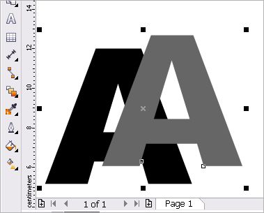 Belajar CorelDRAW: Perintah Transparency Tool pada CorelDRAW