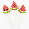 Frosted Watermelon Wedge Suckers